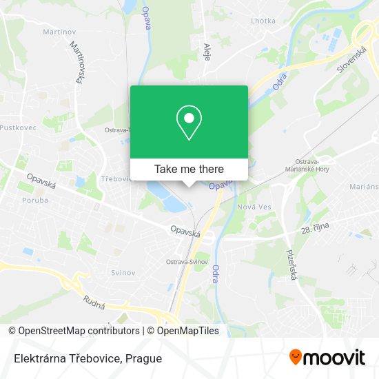 Elektrárna Třebovice map