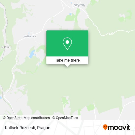 Kalíšek Rozcestí map