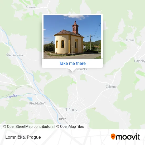Карта Lomnička