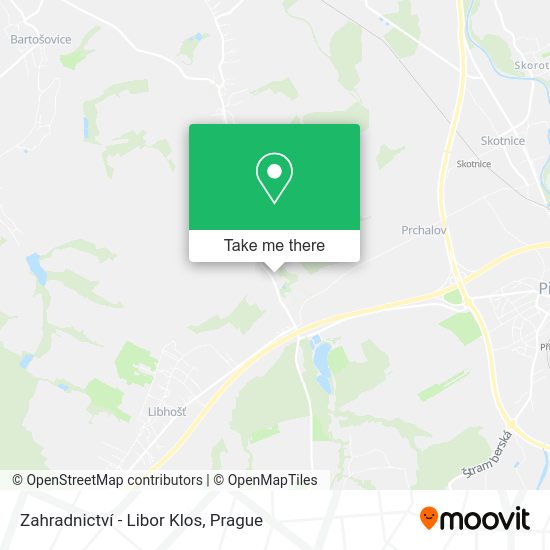 Zahradnictví - Libor Klos map