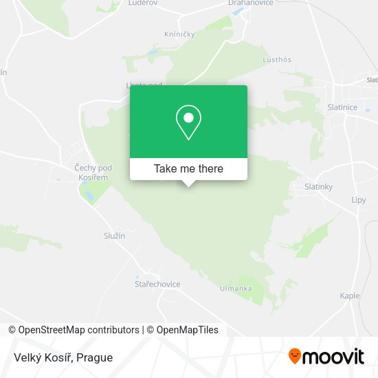 Velký Kosíř map