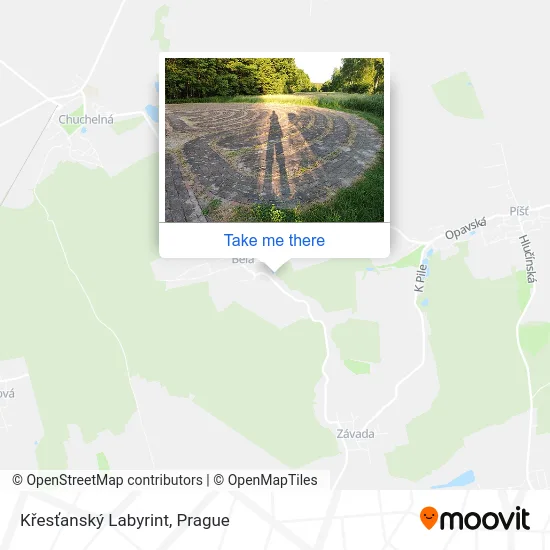 Křesťanský Labyrint map