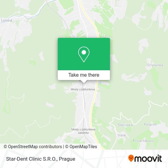 Star-Dent Clinic S.R.O. map