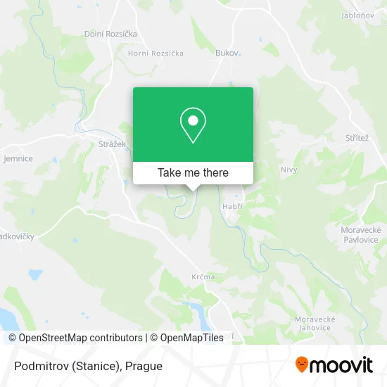 Карта Podmitrov (Stanice)