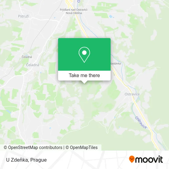 Карта U Zdeňka
