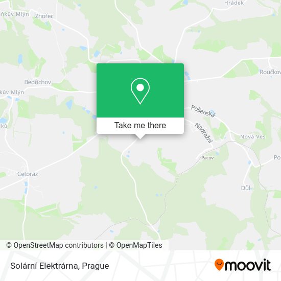Solární Elektrárna map