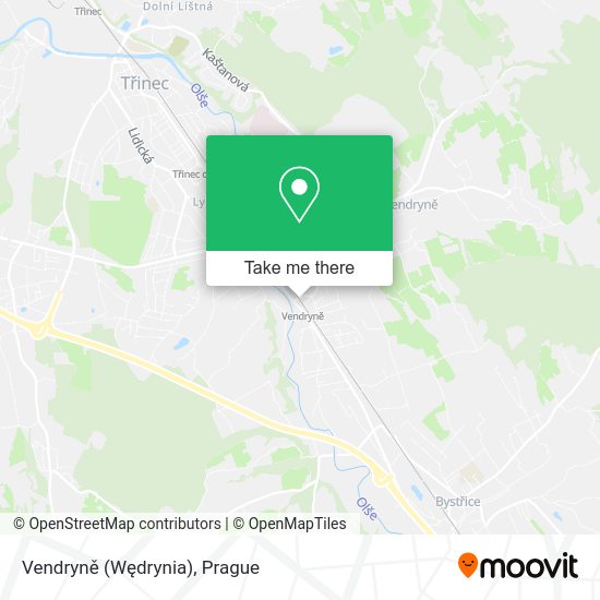 Vendryně (Wędrynia) map