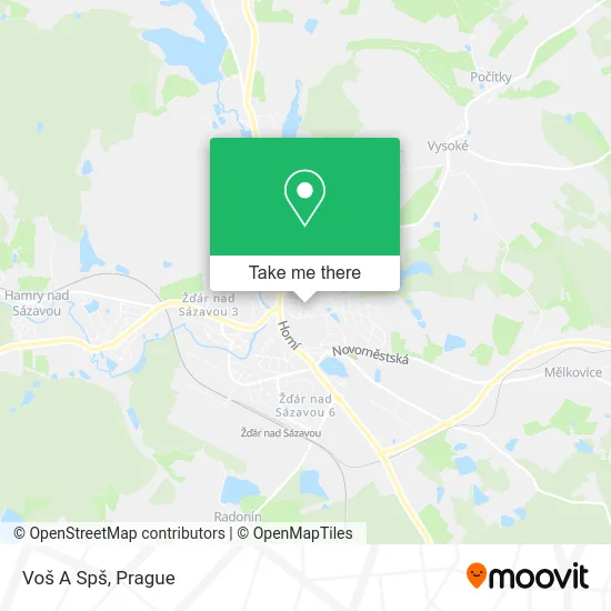 Карта Voš A Spš