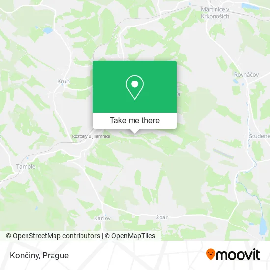 Карта Končiny