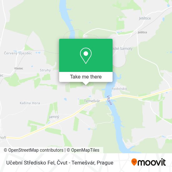 Učební Středisko Fel, Čvut - Temešvár map