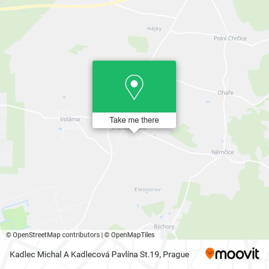Kadlec Michal A Kadlecová Pavlína St.19 map