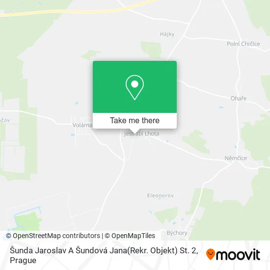 Карта Šunda Jaroslav A Šundová Jana(Rekr. Objekt) St. 2