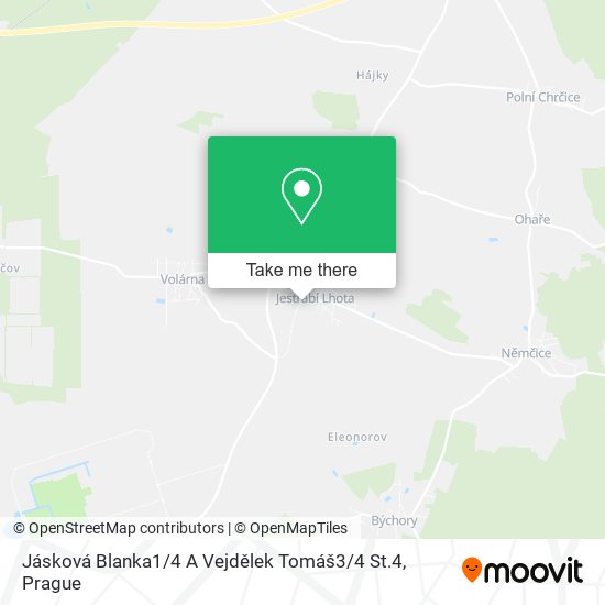 Jásková Blanka1 / 4 A Vejdělek Tomáš3 / 4 St.4 map