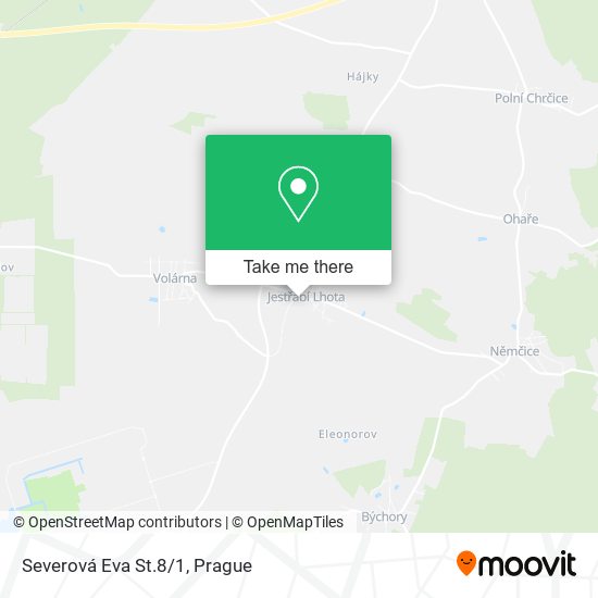 Severová Eva St.8/1 map