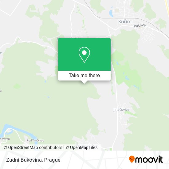 Zadní Bukovina map