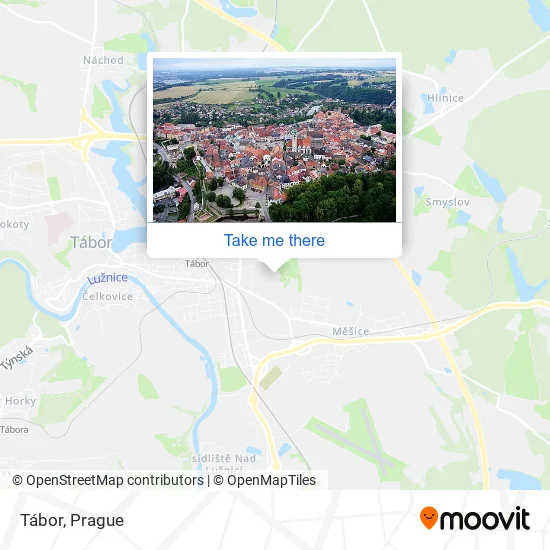 Карта Tábor