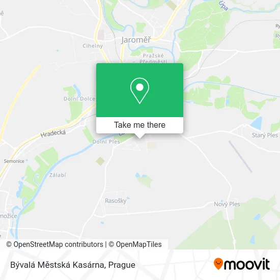 Карта Bývalá Městská Kasárna