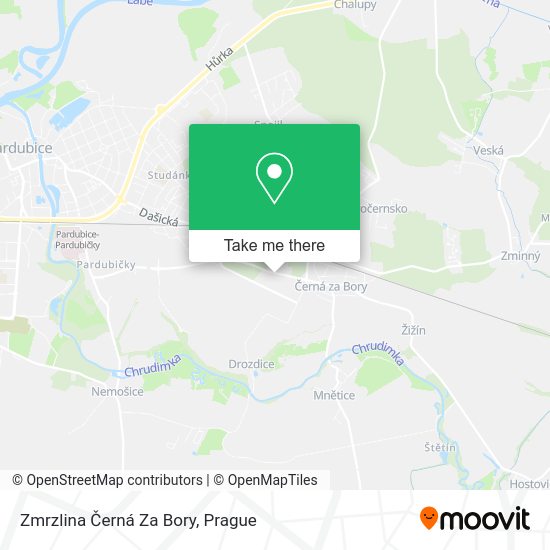 Zmrzlina Černá Za Bory map