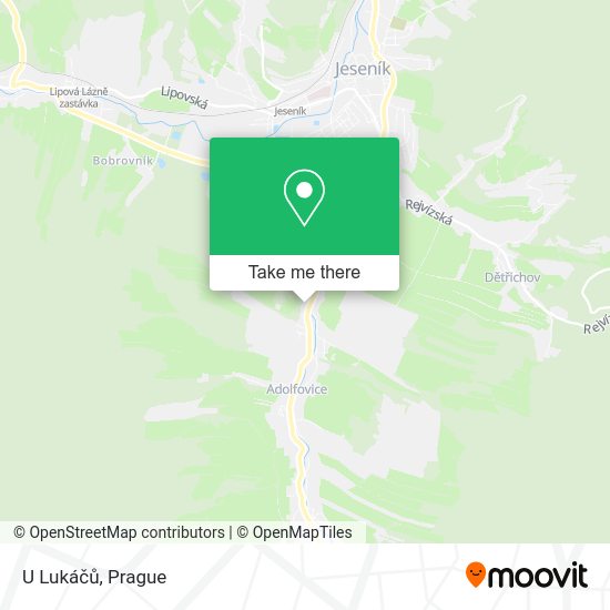 U Lukáčů map