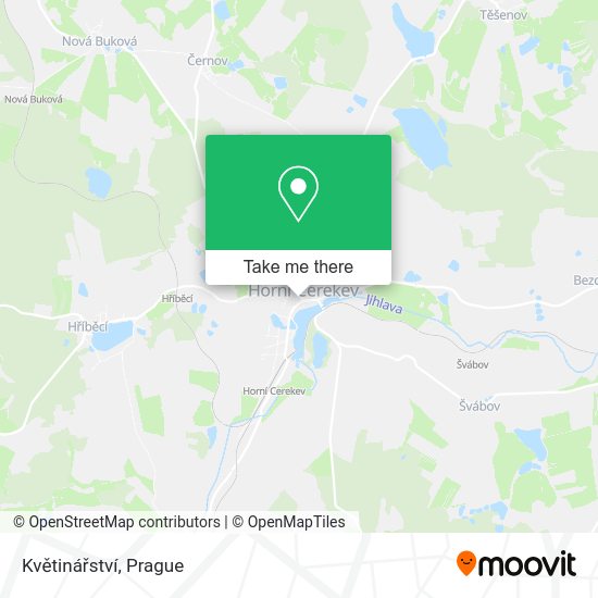 Květinářství map