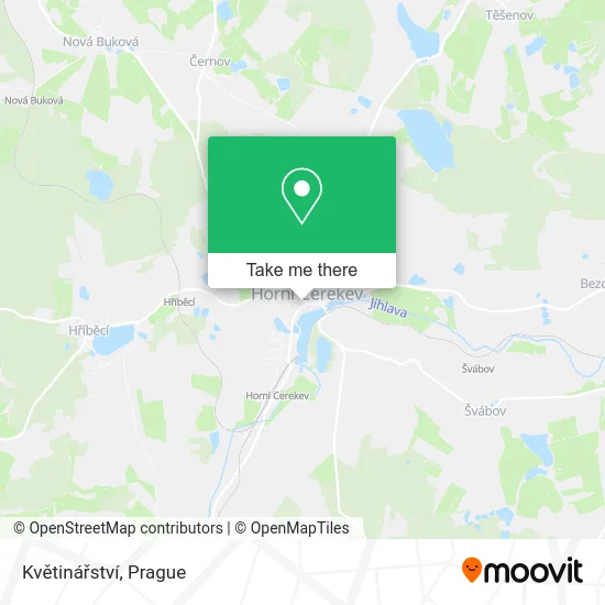 Květinářství map