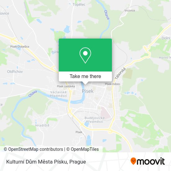 Kulturní Dům Města Písku map