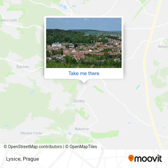 Карта Lysice