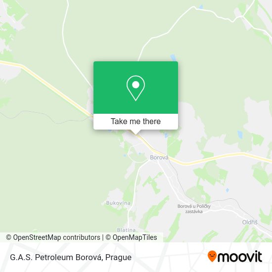 G.A.S. Petroleum Borová map