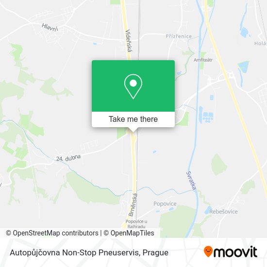 Autopůjčovna Non-Stop Pneuservis map
