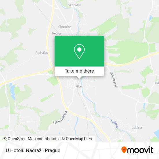 U Hotelu Nádraží map