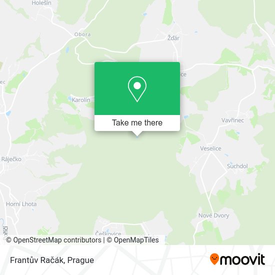 Frantův Račák map