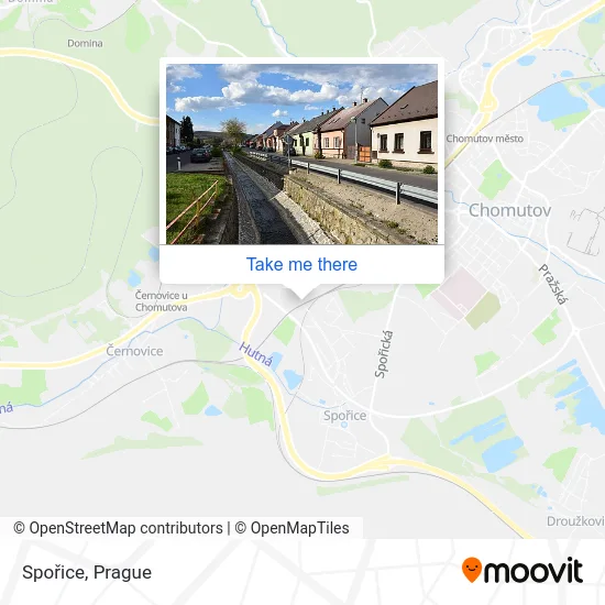 Карта Spořice