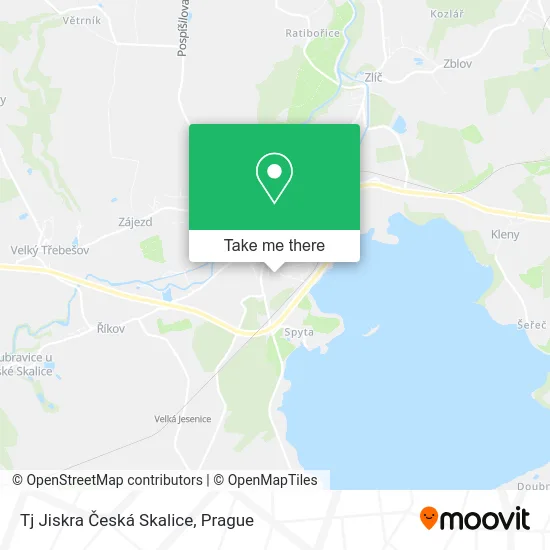 Карта Tj Jiskra Česká Skalice