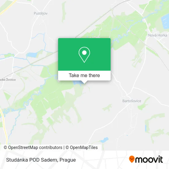 Карта Studánka POD Sadem