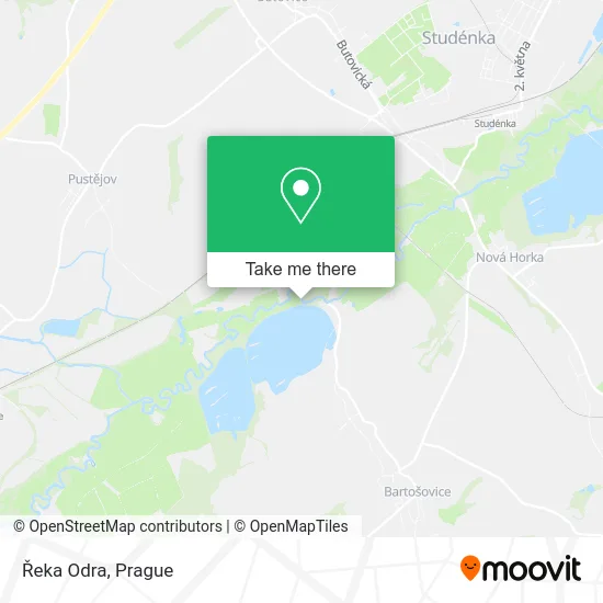 Карта Řeka Odra