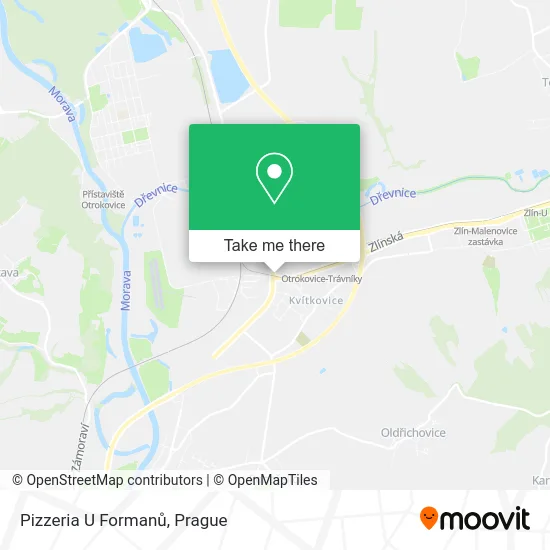 Карта Pizzeria U Formanů