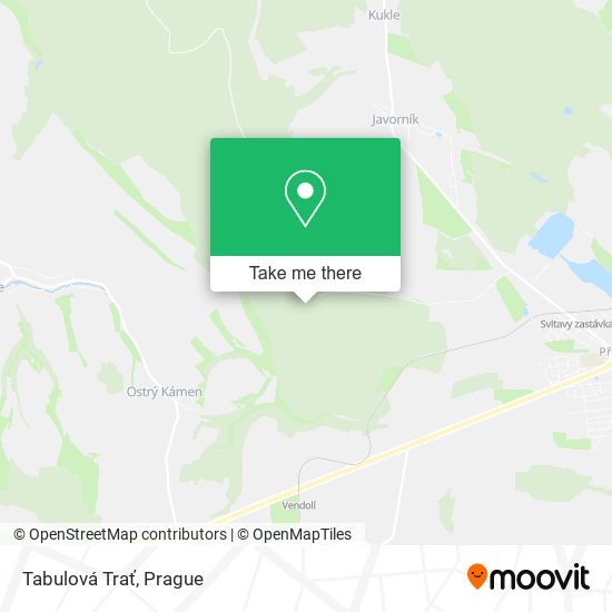 Tabulová Trať map