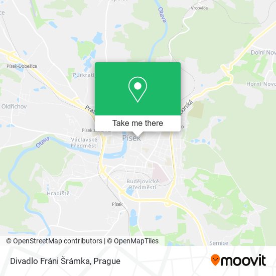 Divadlo Fráni Šrámka map