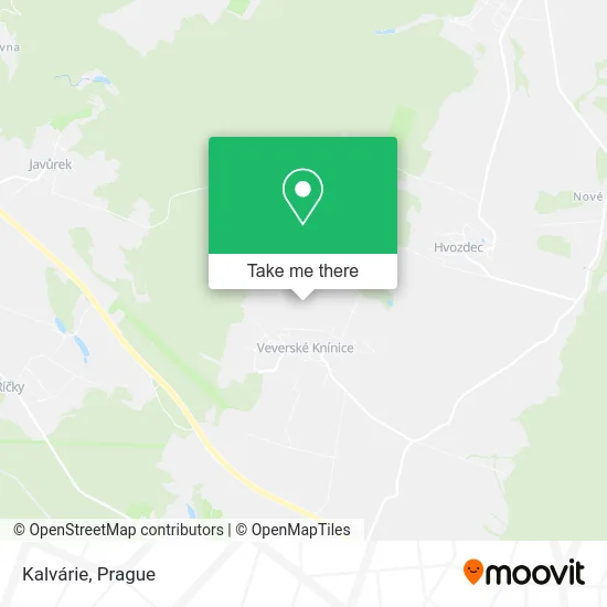 Карта Kalvárie