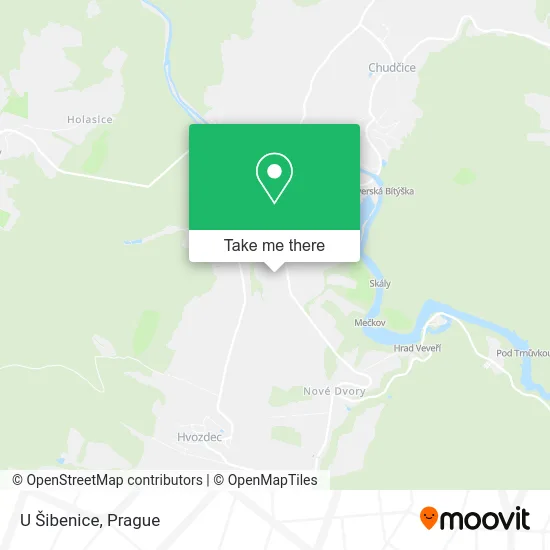 Карта U Šibenice
