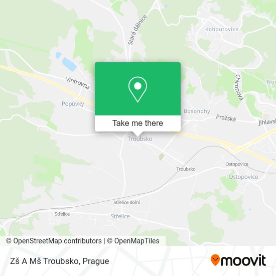 Zš A Mš Troubsko map