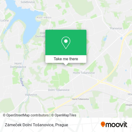 Zámeček Dolní Tošanovice map
