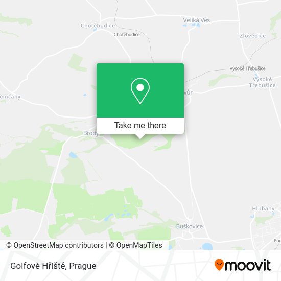 Golfové Hříště map