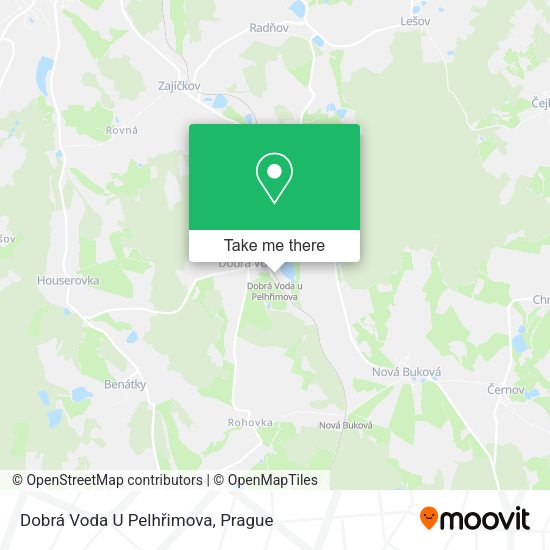 Dobrá Voda U Pelhřimova map