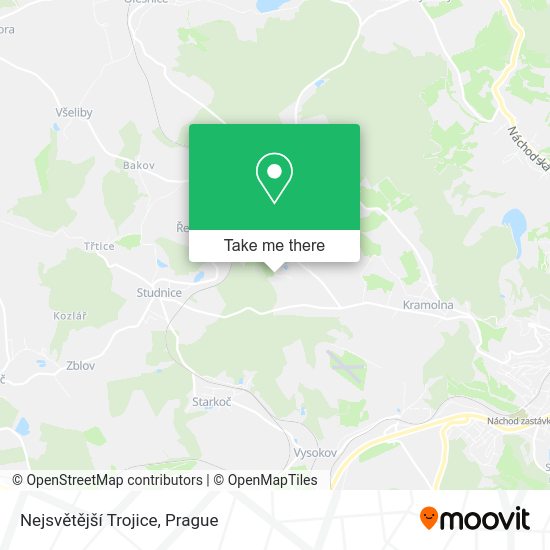 Nejsvětější Trojice map