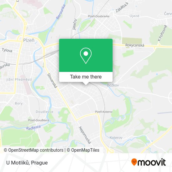Карта U Motlíků