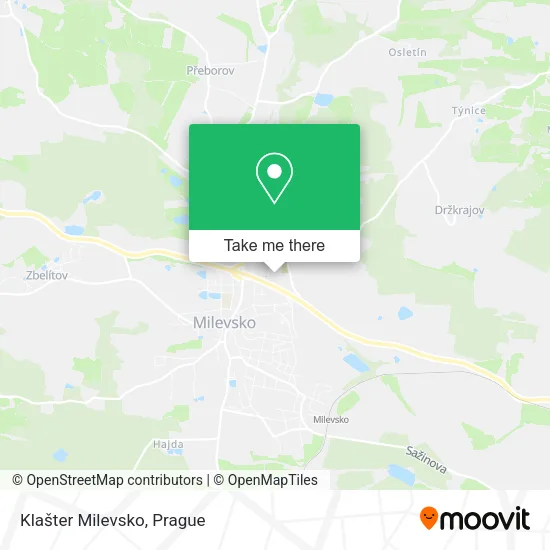 Карта Klašter Milevsko