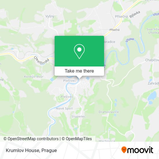 Krumlov House map