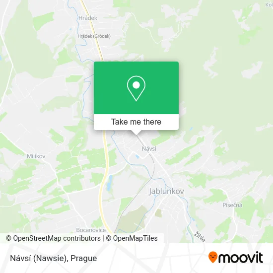 Карта Návsí (Nawsie)