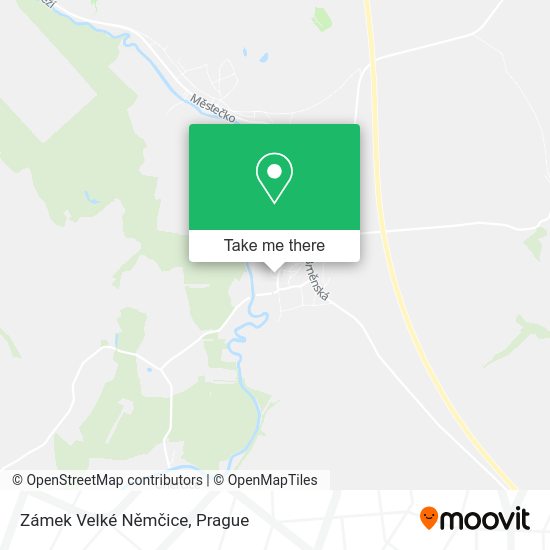 Zámek Velké Němčice map